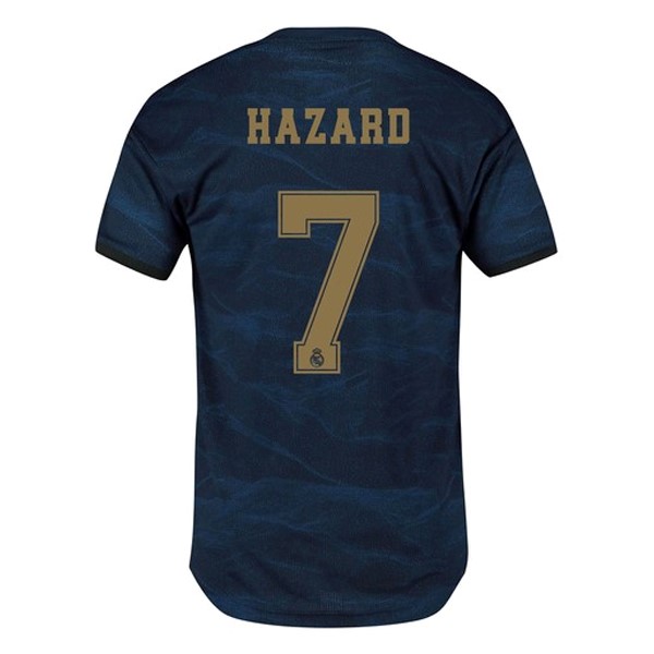 Trikot Real Madrid NO.7 Hazard Auswarts 2019-20 Blau Fussballtrikots Günstig